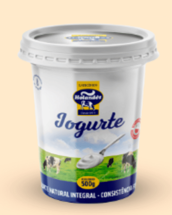 Iogurte Natural Integral 500g - Laticínios Holandês