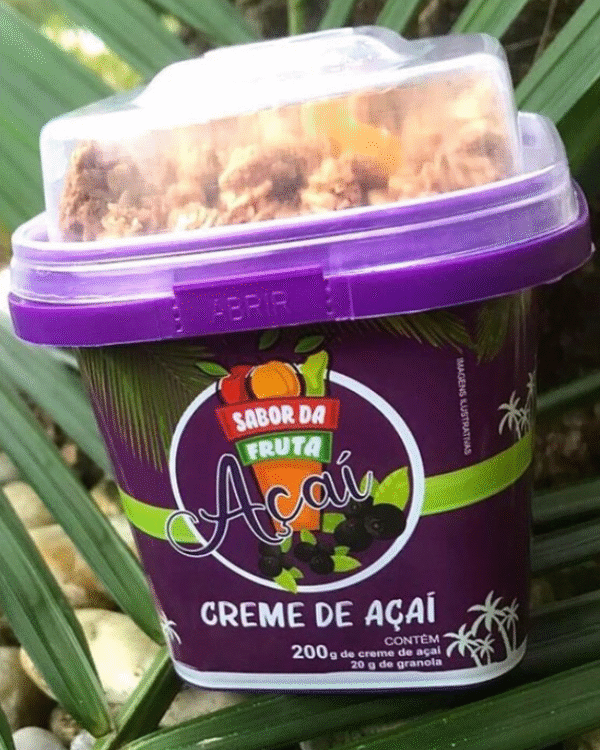 Pote de açaí com granola 220g - Sabor da Fruta Sul