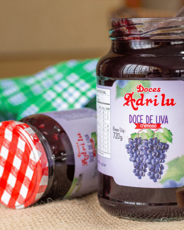 Doce de Uva Cremoso 720g - Doces Adrilu