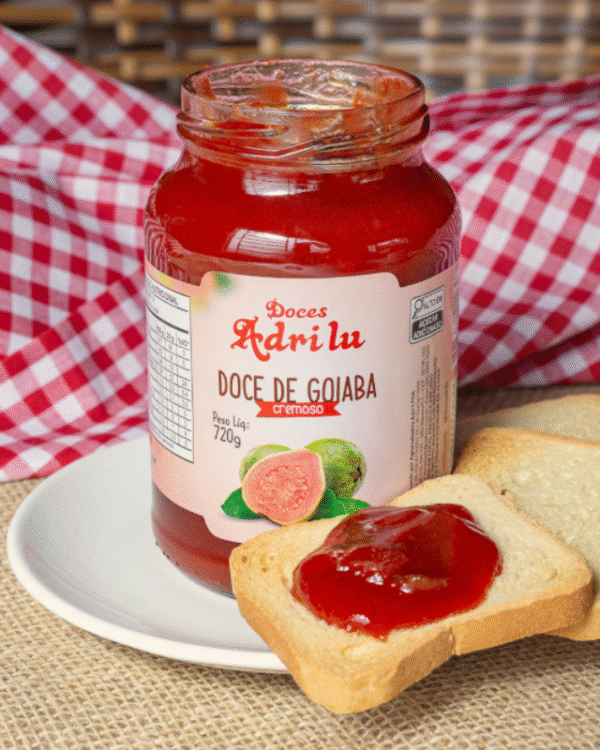 Doce de Goiaba Cremoso 720g - Doces Adrilu