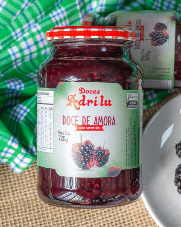 Doce de Amora 320g - Doces Adrilu