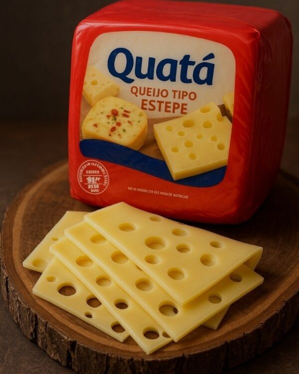 Queijo Estepe fatiado - Quatá Alimentos