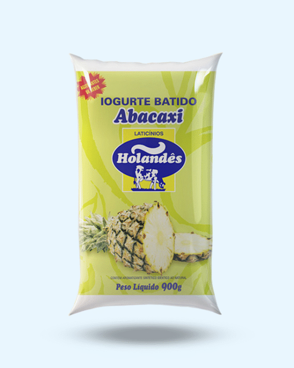 Iogurte de Abacaxi 900g - Laticínios Holandês