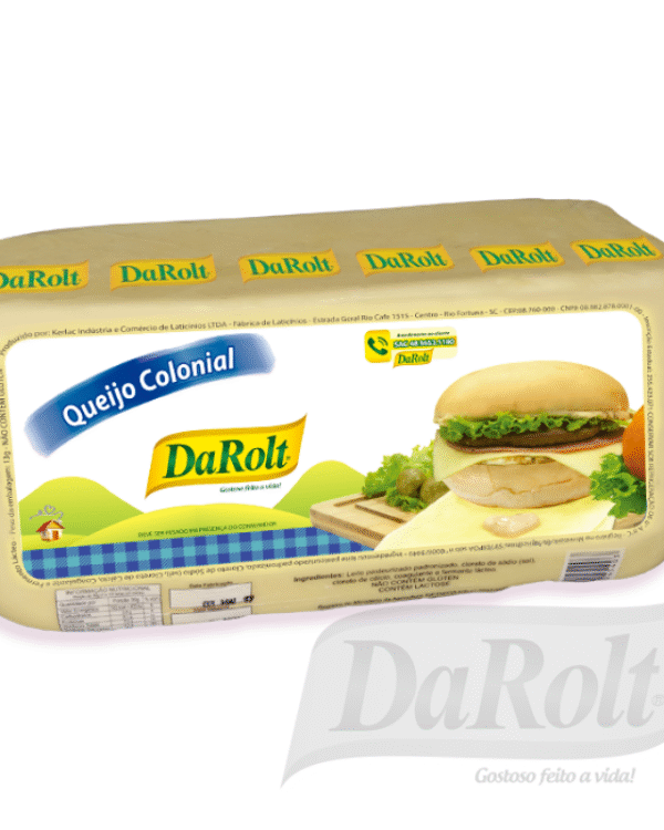 Queijo Colonial fatiado - Laticínios DaRolt
