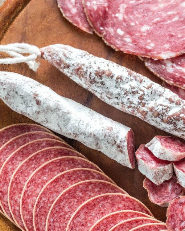 Salame de Lombo (Salame Metro) fatiado - Frigorífico Knabben
