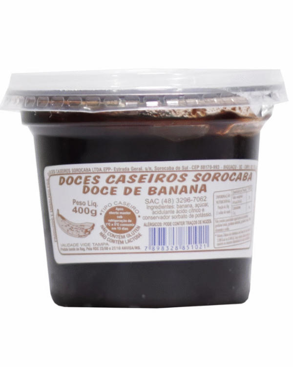 Doce de Banana 500g - Doces Sorocaba