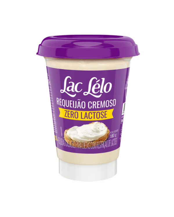Requeijão Cremoso Zero Lactose 180g - Lac Lélo