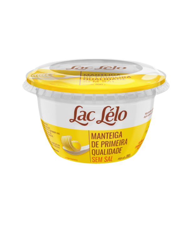 Manteiga sem sal 200g - Lac Lélo