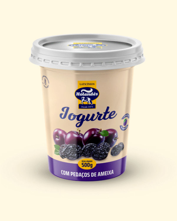 Iogurte de Ameixa 500g - Laticínios Holandês