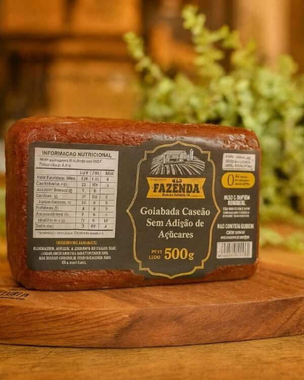 GOIABADA CASCAO DIET FAZENDA DE MINAS 420G JAM